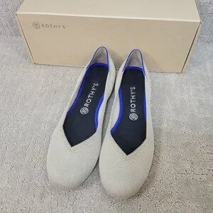 Rothy's | Shoes | Rothys The Flat Womens Flax Birdseye Shoes Womens ...